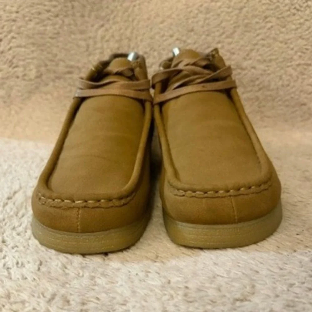 Savannah Harbor Chukka Boots Mens Size 9M Tan Hawk Wallabee Style Casual Shoes